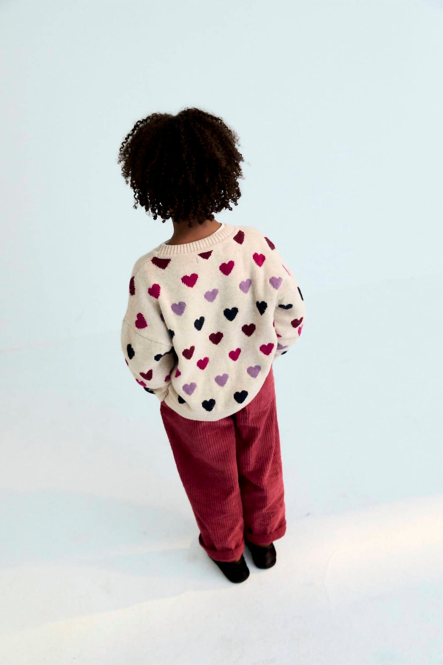 The New Society - Girls' Cora Hearts Jumper
