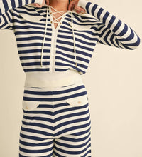 Heyson - Marine Lace Up Top