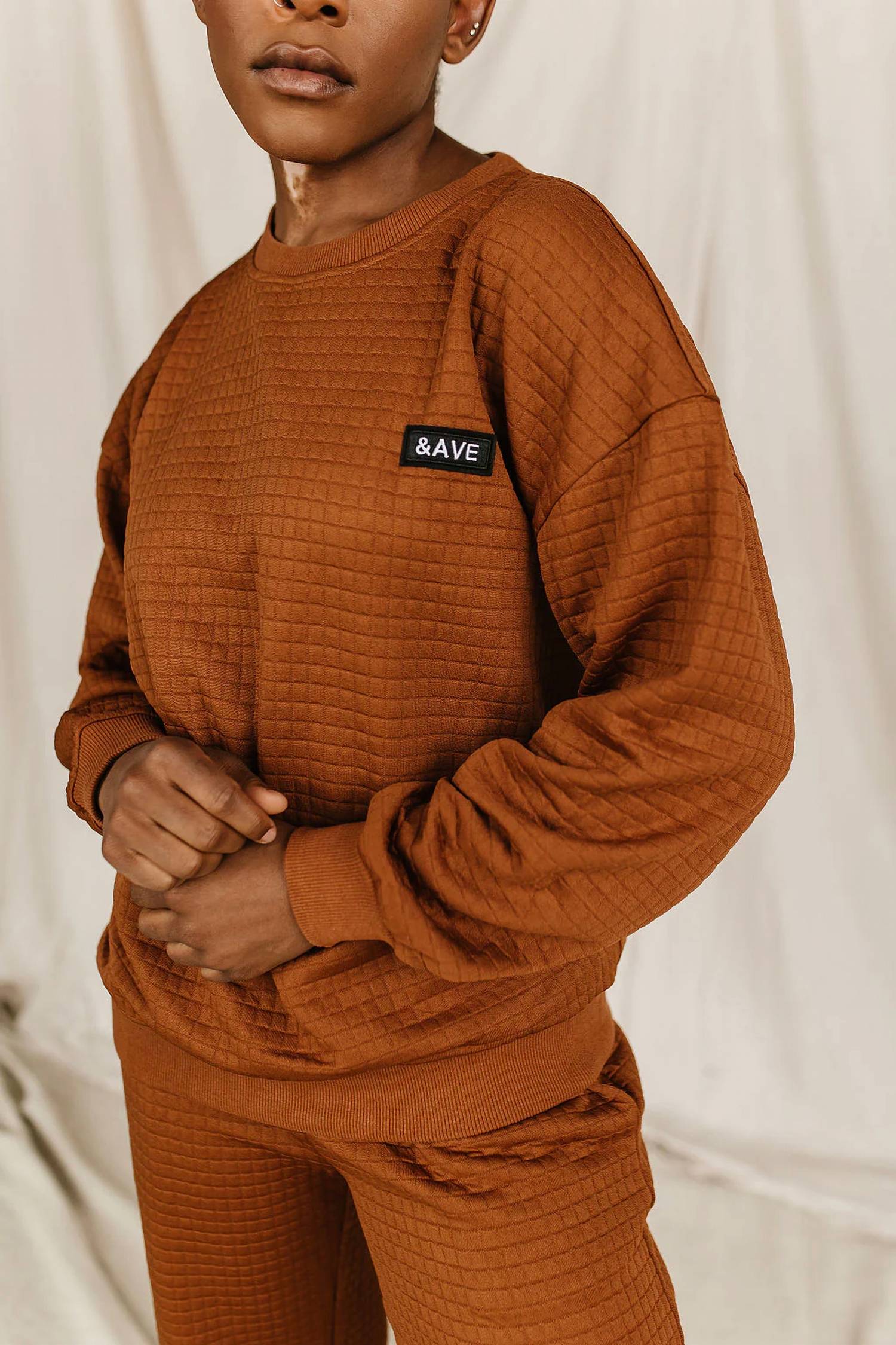 Ampersand Ave - Quilted Pullover Sweater