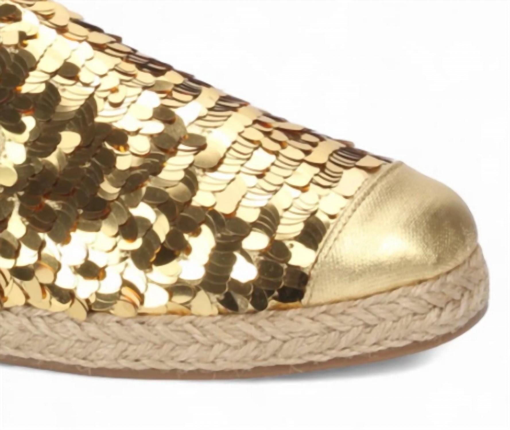 Love Rio - Women's Glitz Sequin Espadrille Mules