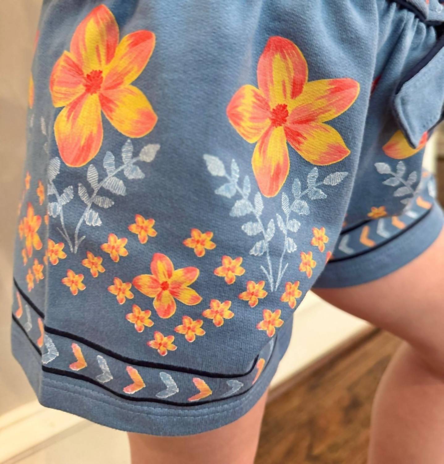 Nanai - Girl's Floral Short Set