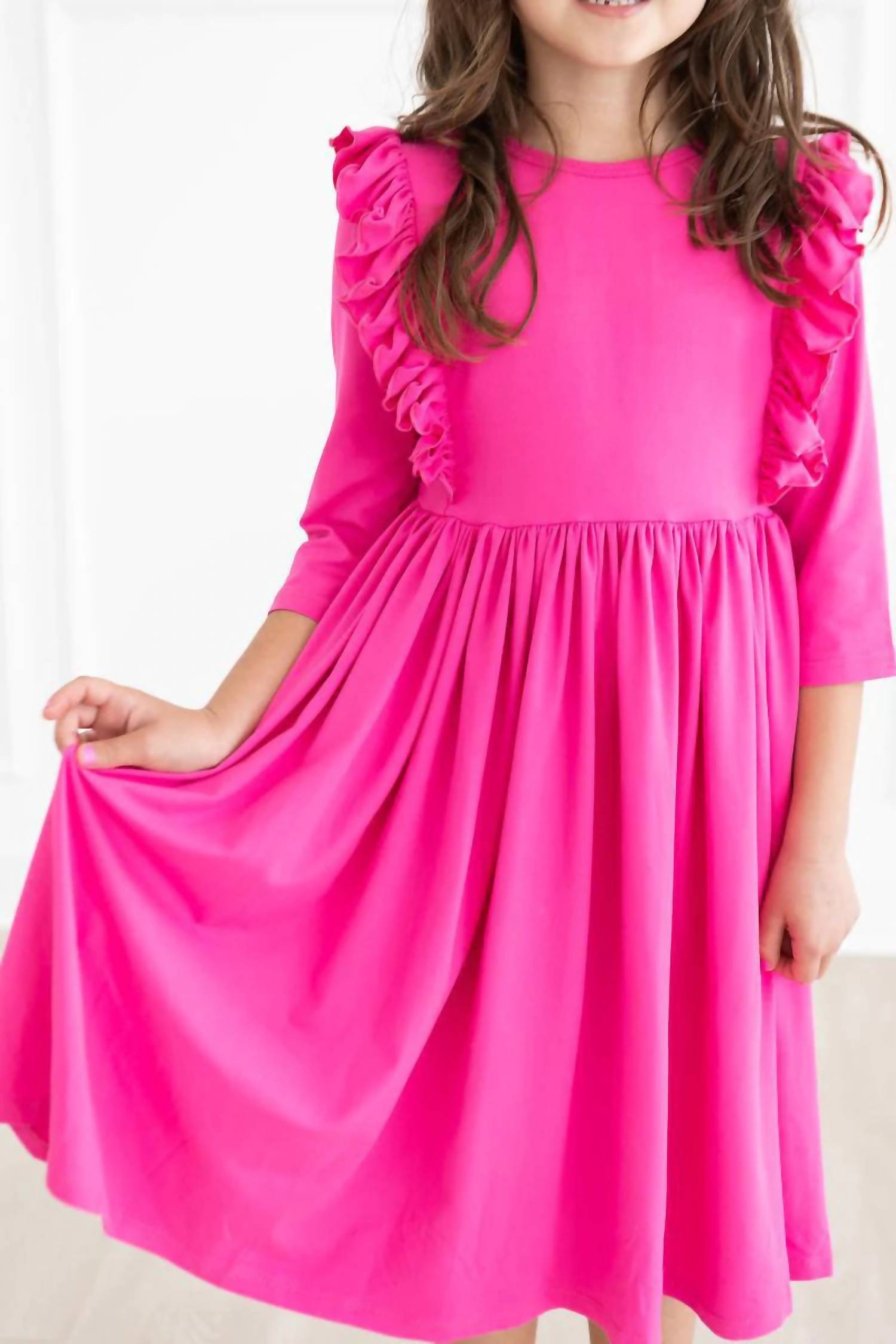 Mila & Rose - Girl's Ruffle Twirl Dress