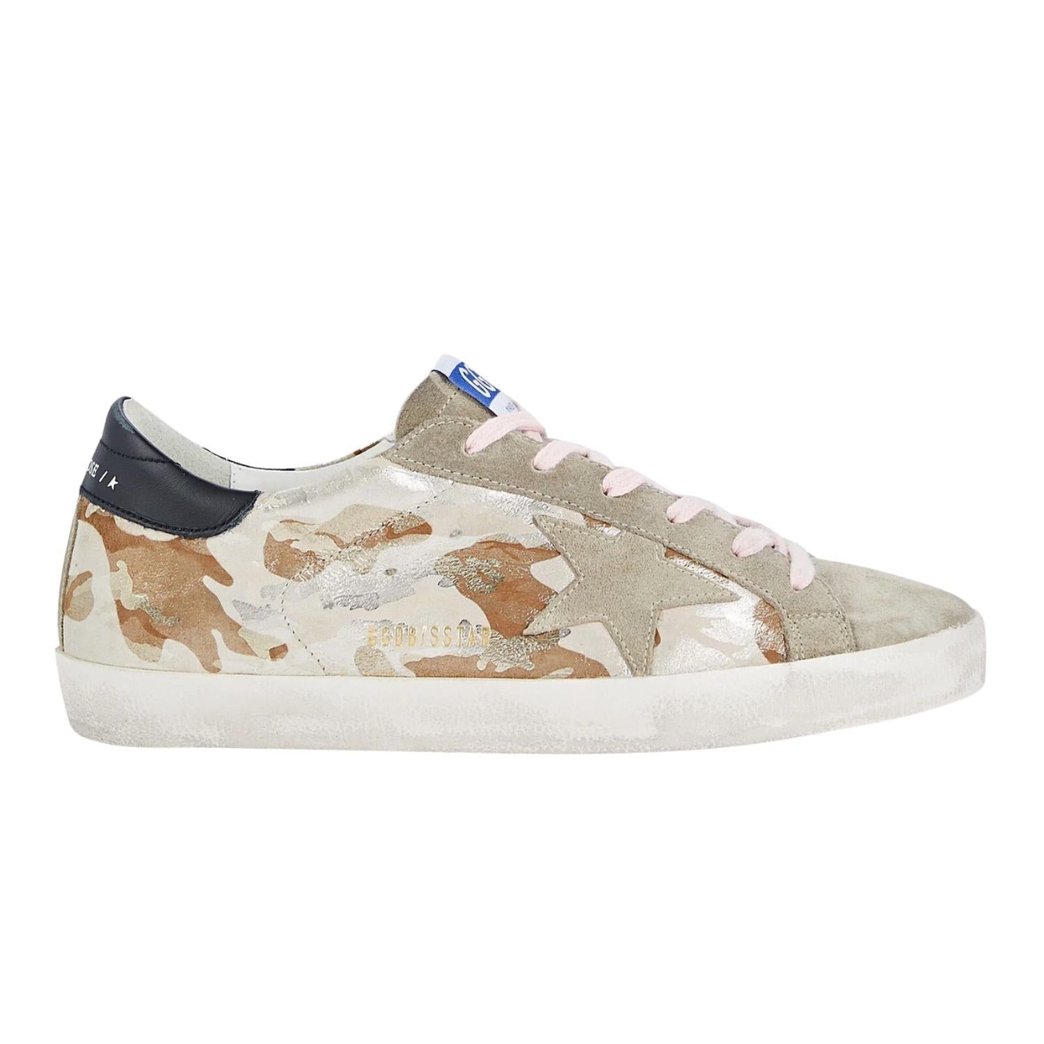 Golden Goose - Women's Superstar Low-Top Camo Printed Sneaker