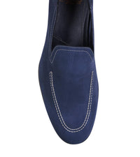 Scarpe Di Bianco - Men's Agata Suede Loafers