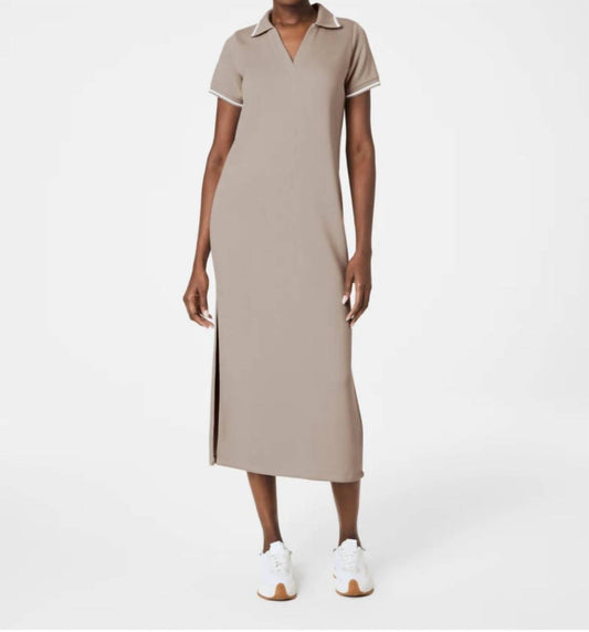 Spanx - Airessentials Pique Polo Midi Dress