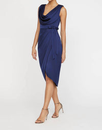 THEIA Stephanie Dress in nautical navy - women's dress - detail view