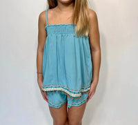 Romi The Brand Girls' Tahiti Set in turquoise - item