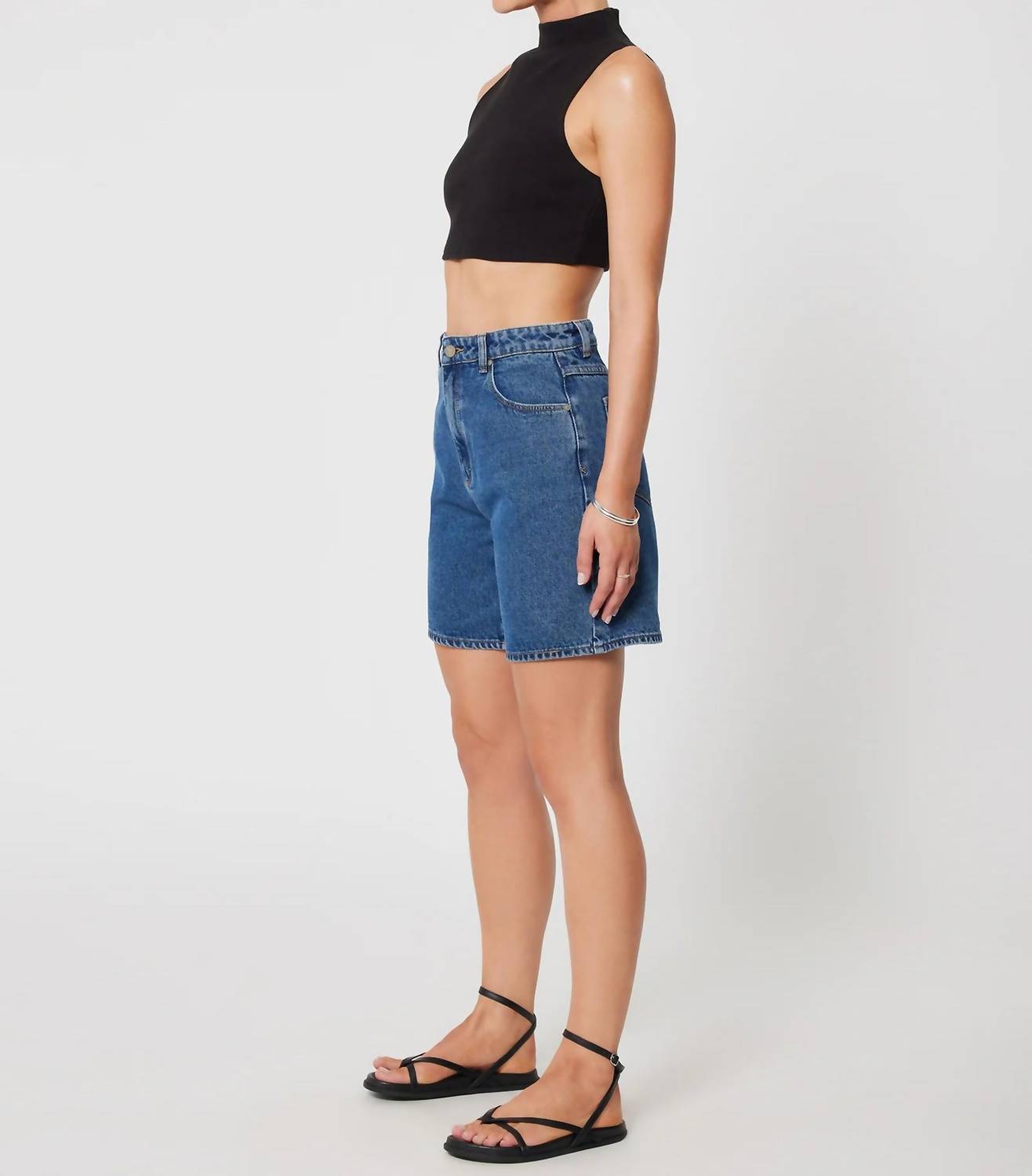 Abrand Jeans - Carrie High Waist Jean Shorts