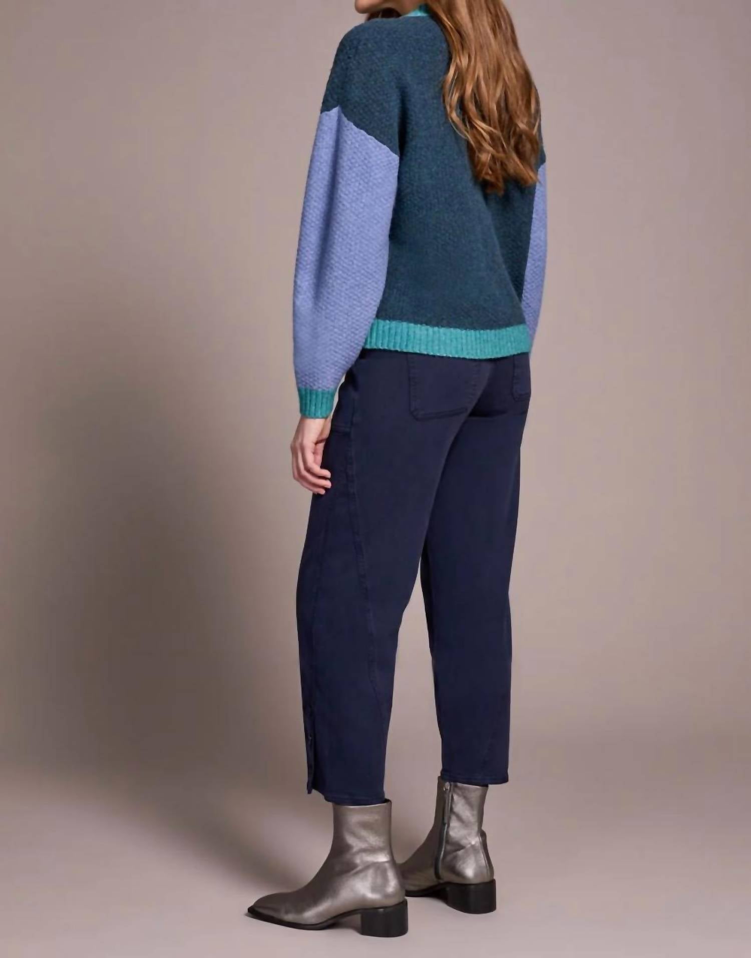 Tribal - Button Front Color Block Cardigan
