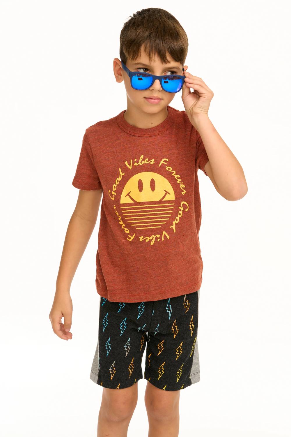 Chaser - Boys Good Vibes Forever Short Sleeve Tee