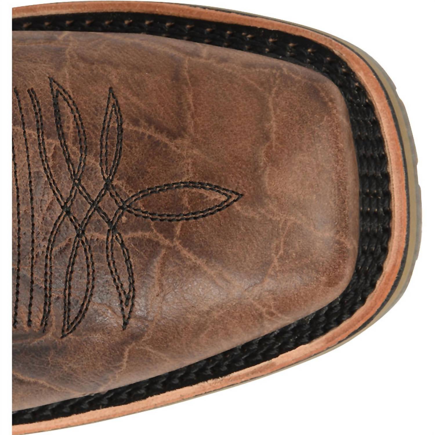 Double-H Boots Men's Soft Toe Non-insulated Western Work Boots in brown black - men's boots - view 8