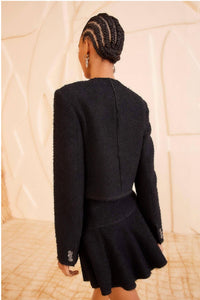 Ulla Johnson Brynn Jacket in noir - women's jacket - alternate view