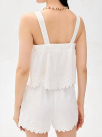 Z Supply Annecy Tank Top in white 1 - women's tank top - detail view