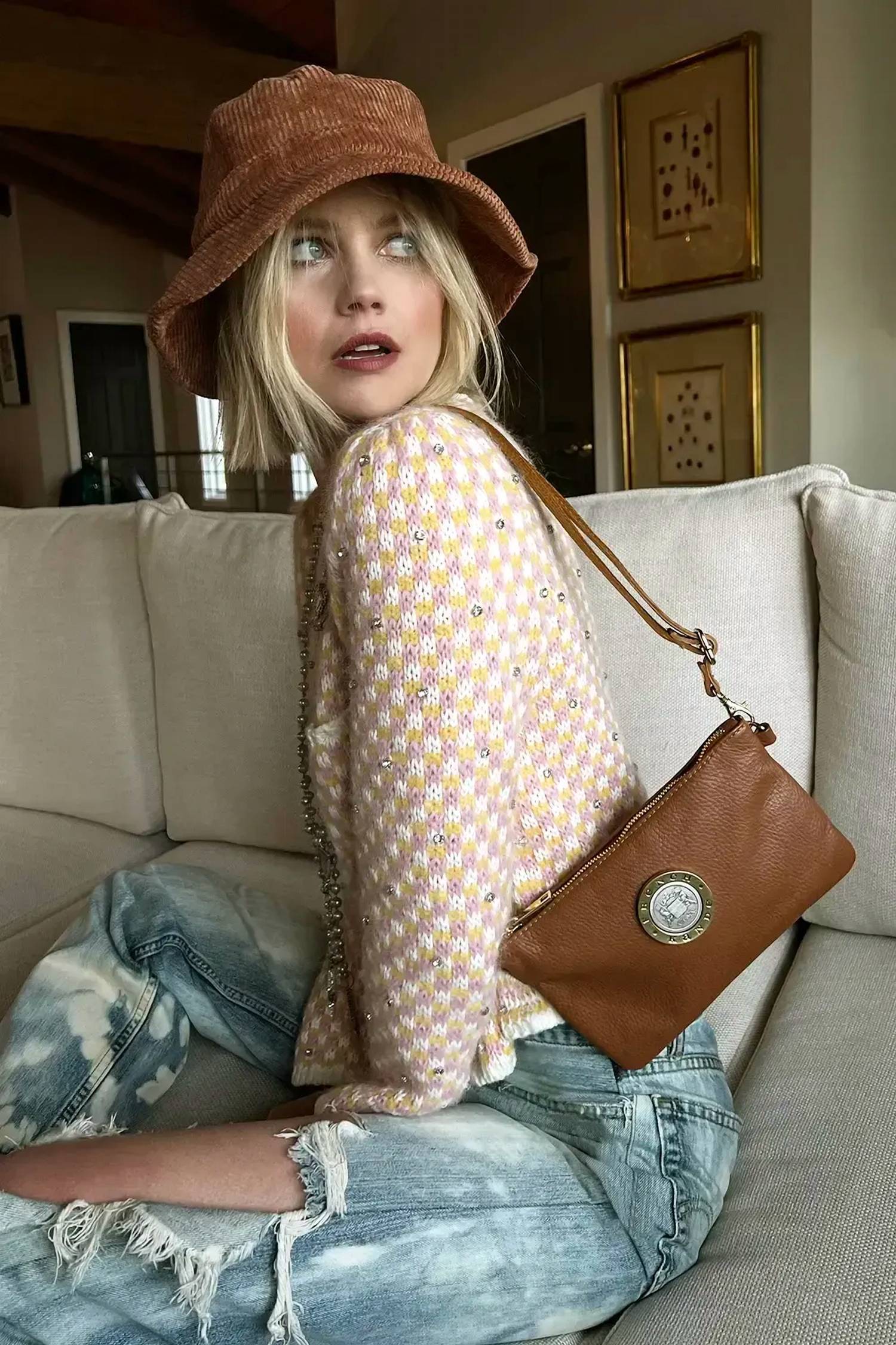 French Kande - Caramel Crossbody Bag