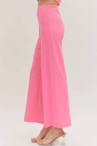 Entro - Chateau High-waisted Wide Leg Pants