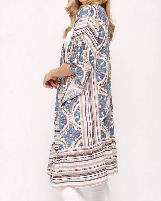 Gigio - Mixed Prints Kimono
