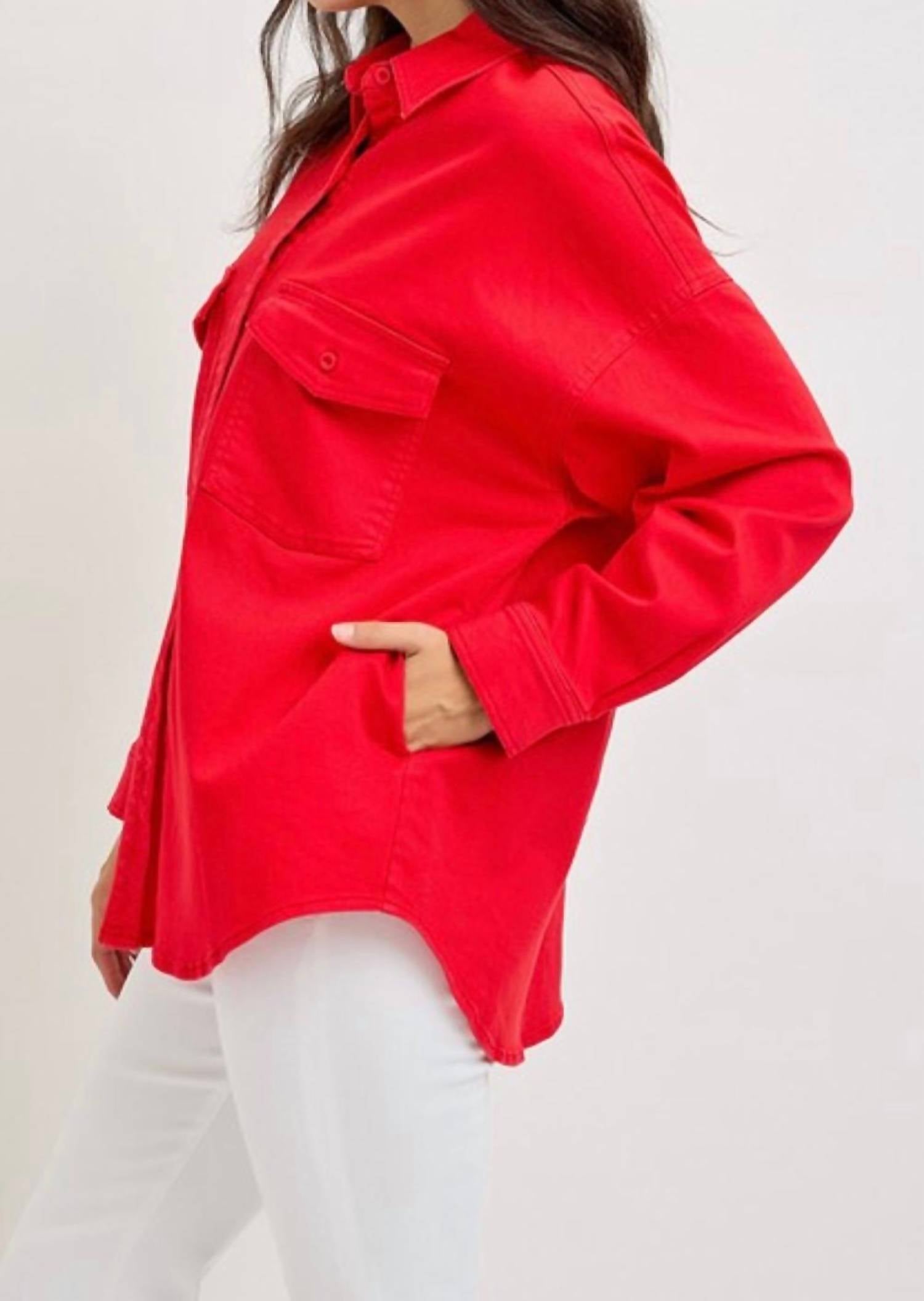 Risen - Oversized Shirt Jacket