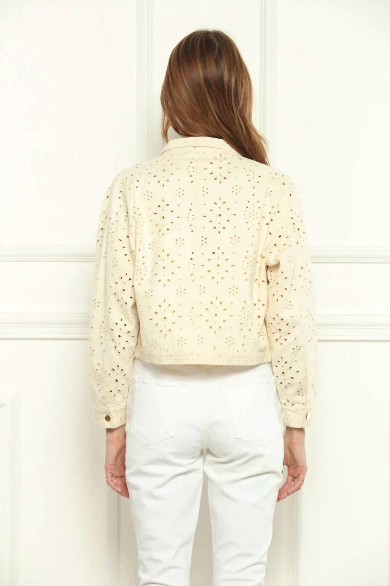 Zero Degrees Celsius - Eyelet Jean Jacket