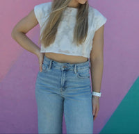 Tcec - Floral Cropped Top