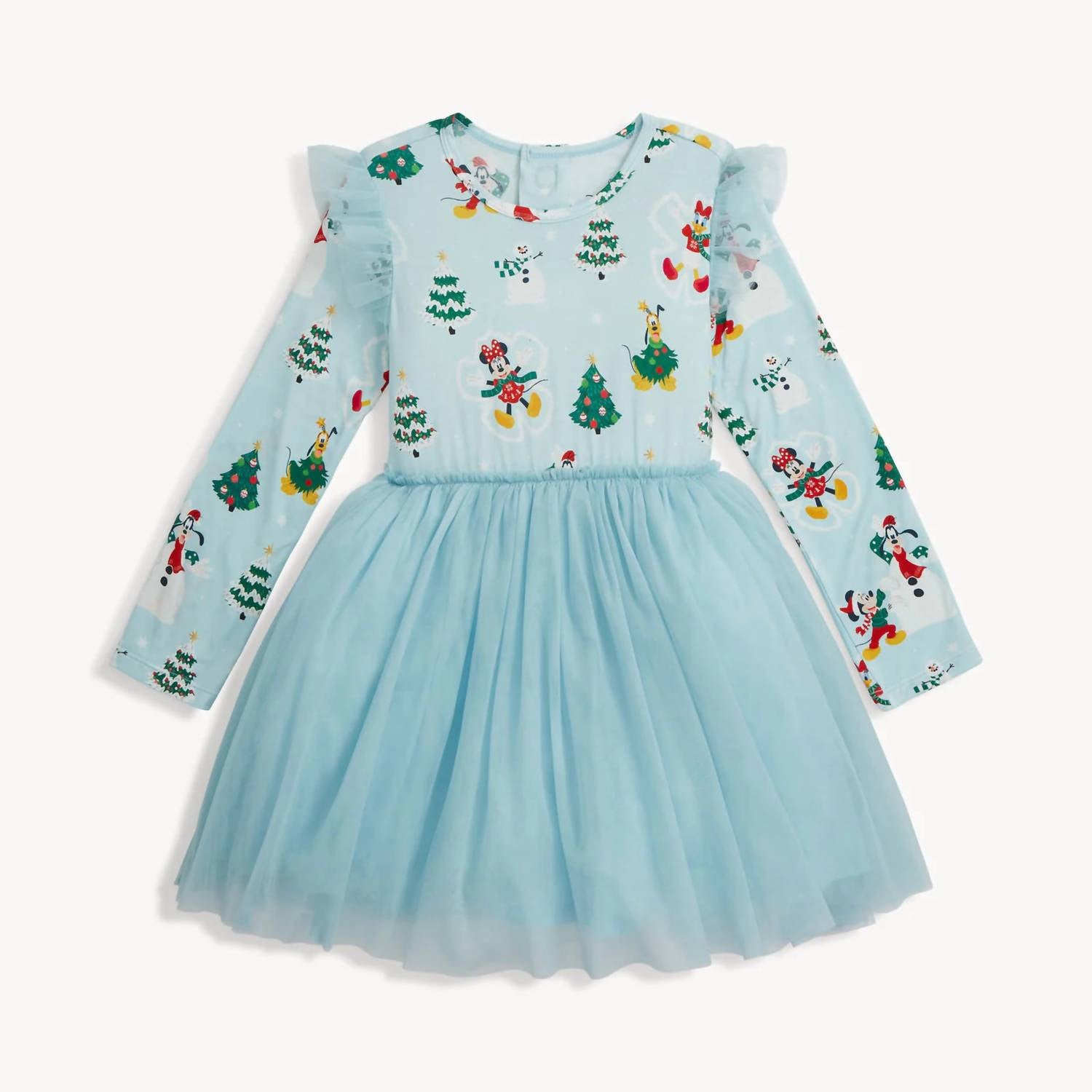 magnetic me Snow Excited Tutu Magnetic Dress in blue - kids' dress - detail view