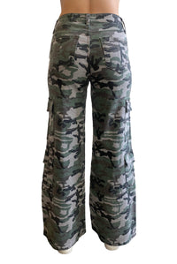 Prosperity Denim - Gina Straight Camo Cargo Pants
