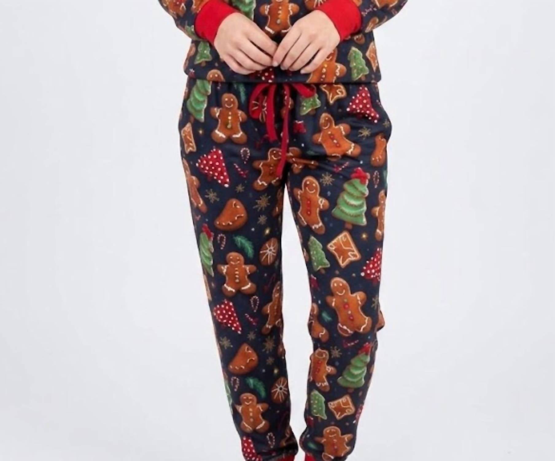 Shirley Stone - Gingerbread Pajama 2 Piece Set
