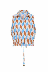 Cara Cara - Collared Sleeveless Hannah Top