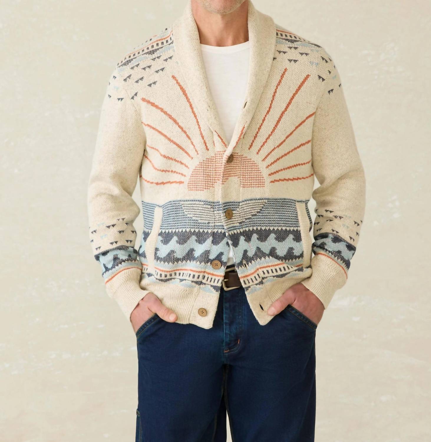 Faherty - Men’s Cardigan Sweater
