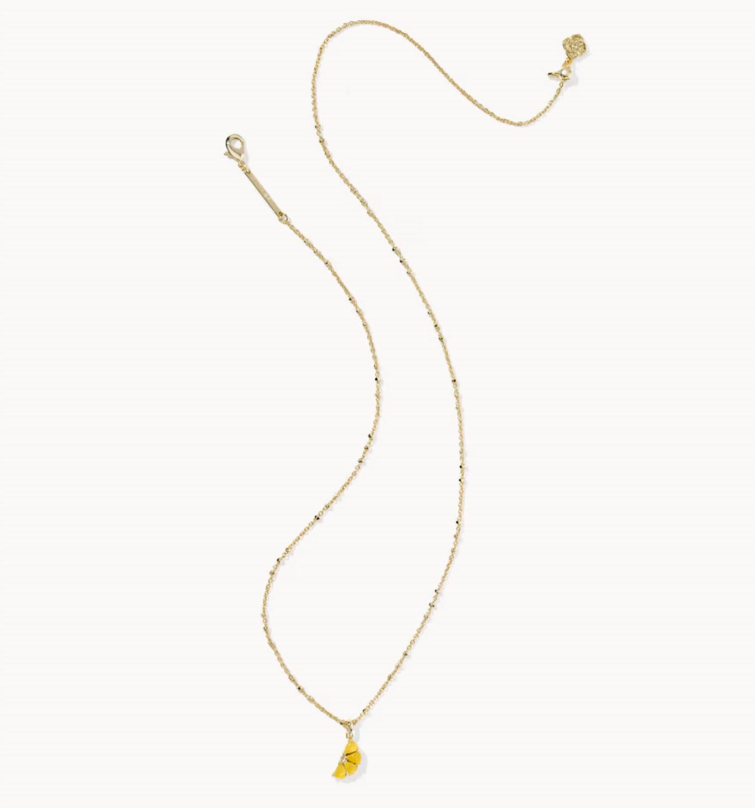 Kendra Scott - Women's Lemon Short Pendant Necklace