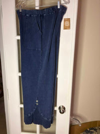 Jess & Jane - Mineral Washed Wide Leg Pant