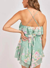 Sadie & Sage - Desert Rose Ruffle Romper
