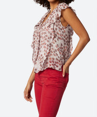 Joie - Raquel Silk V-neck Floral Blouse