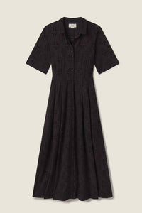 TROVATA Aster Dress in black handkerchief - women's dress - view 4