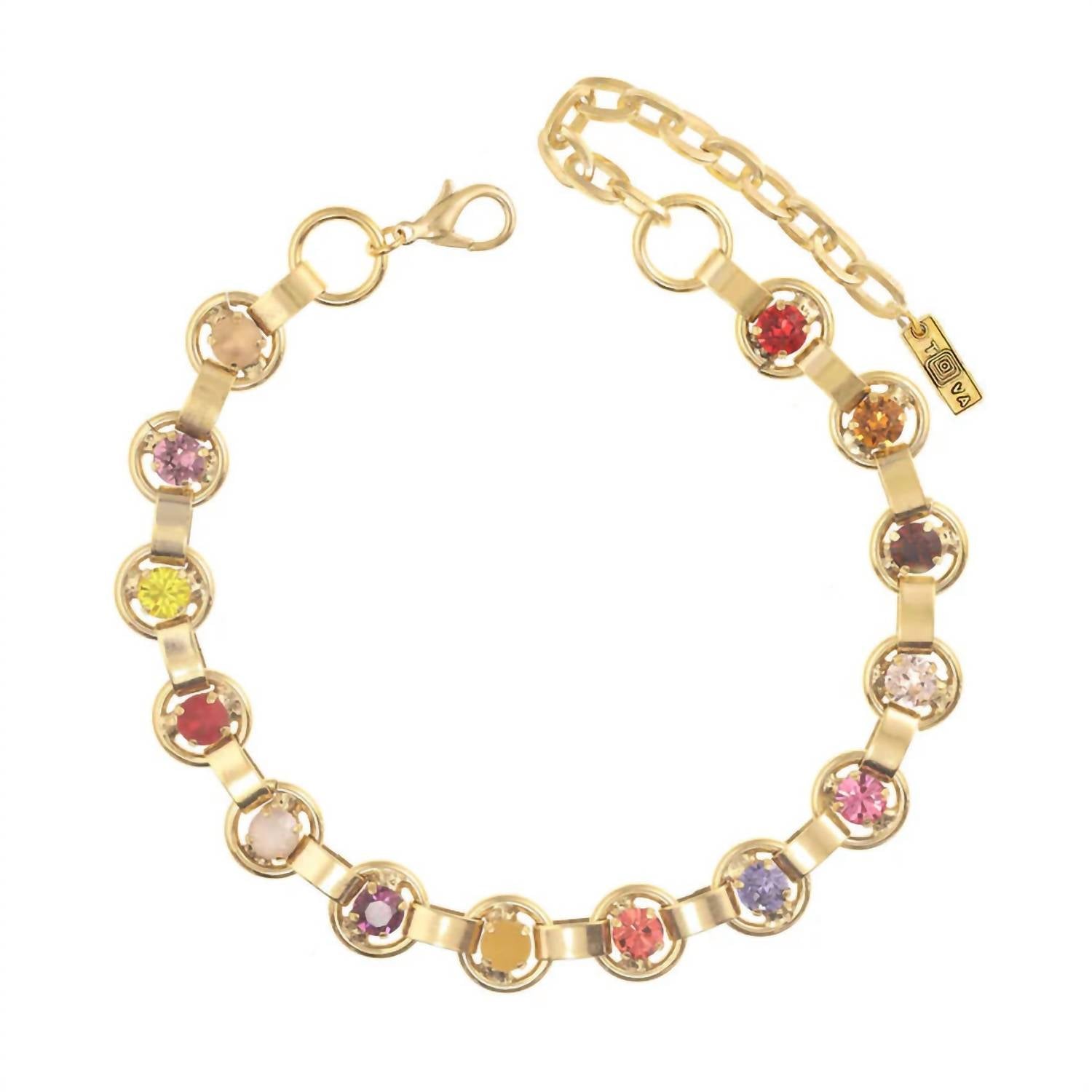 Tova - Women's Link Red Mix Necklace