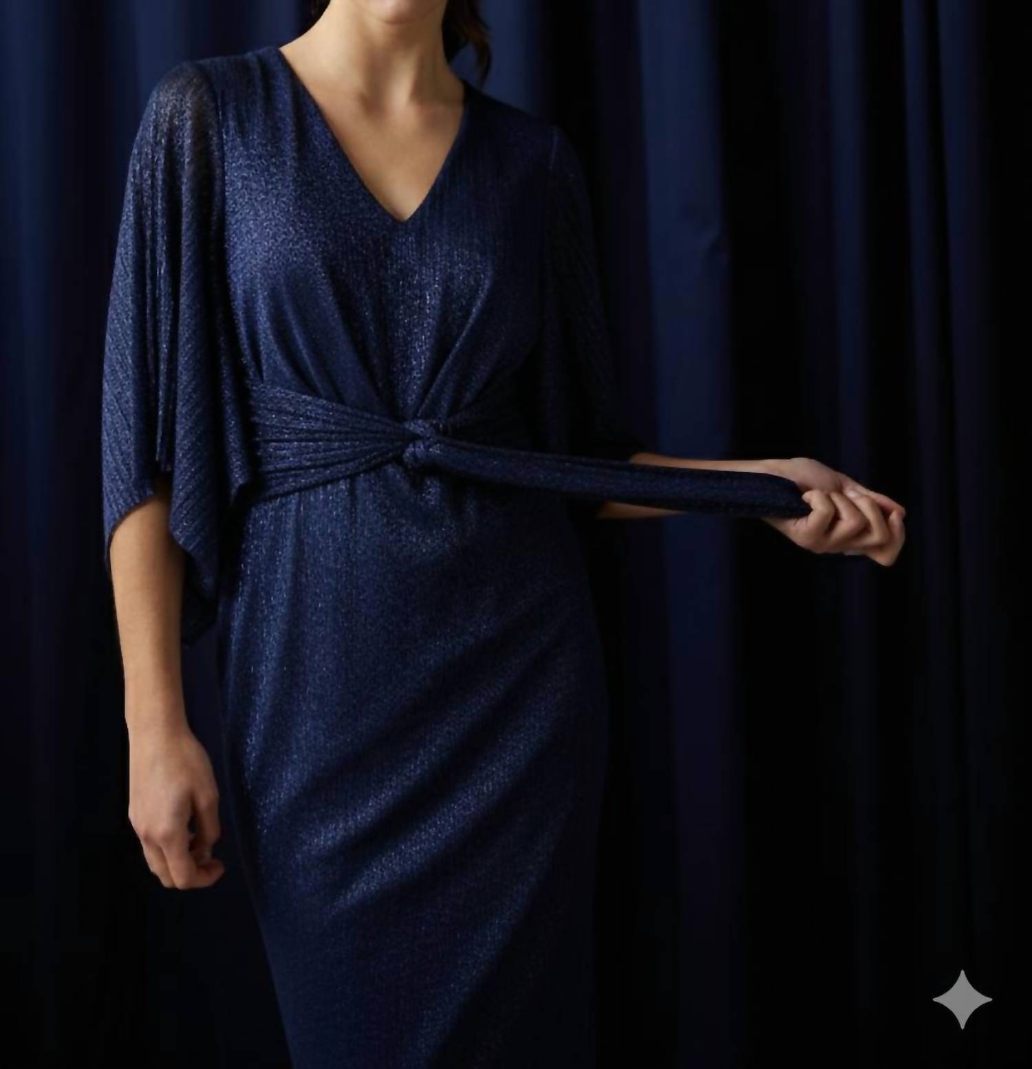 Joseph Ribkoff - Drapped Sleeve Dress