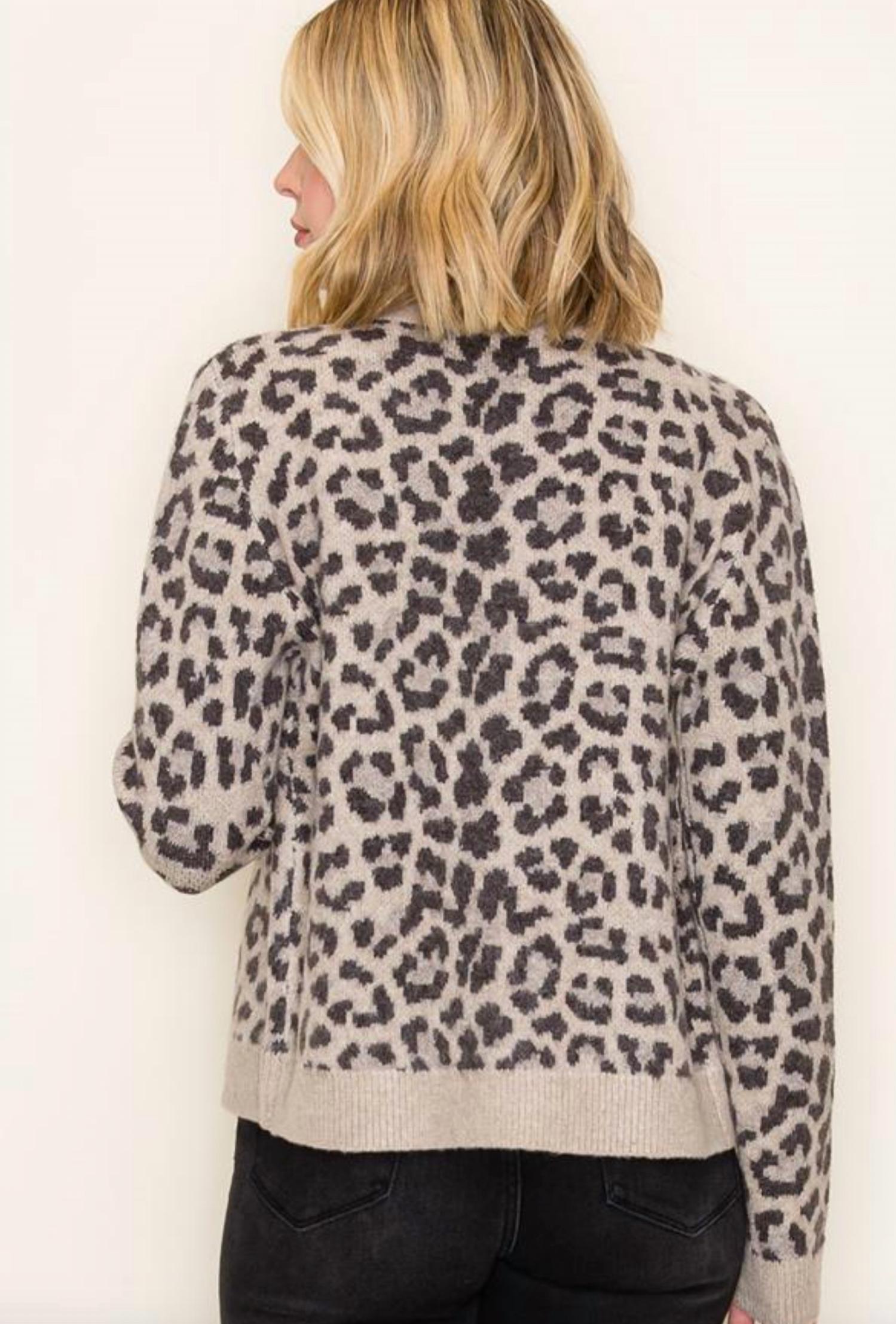 Staccato - Leopard Button Front Cardigan