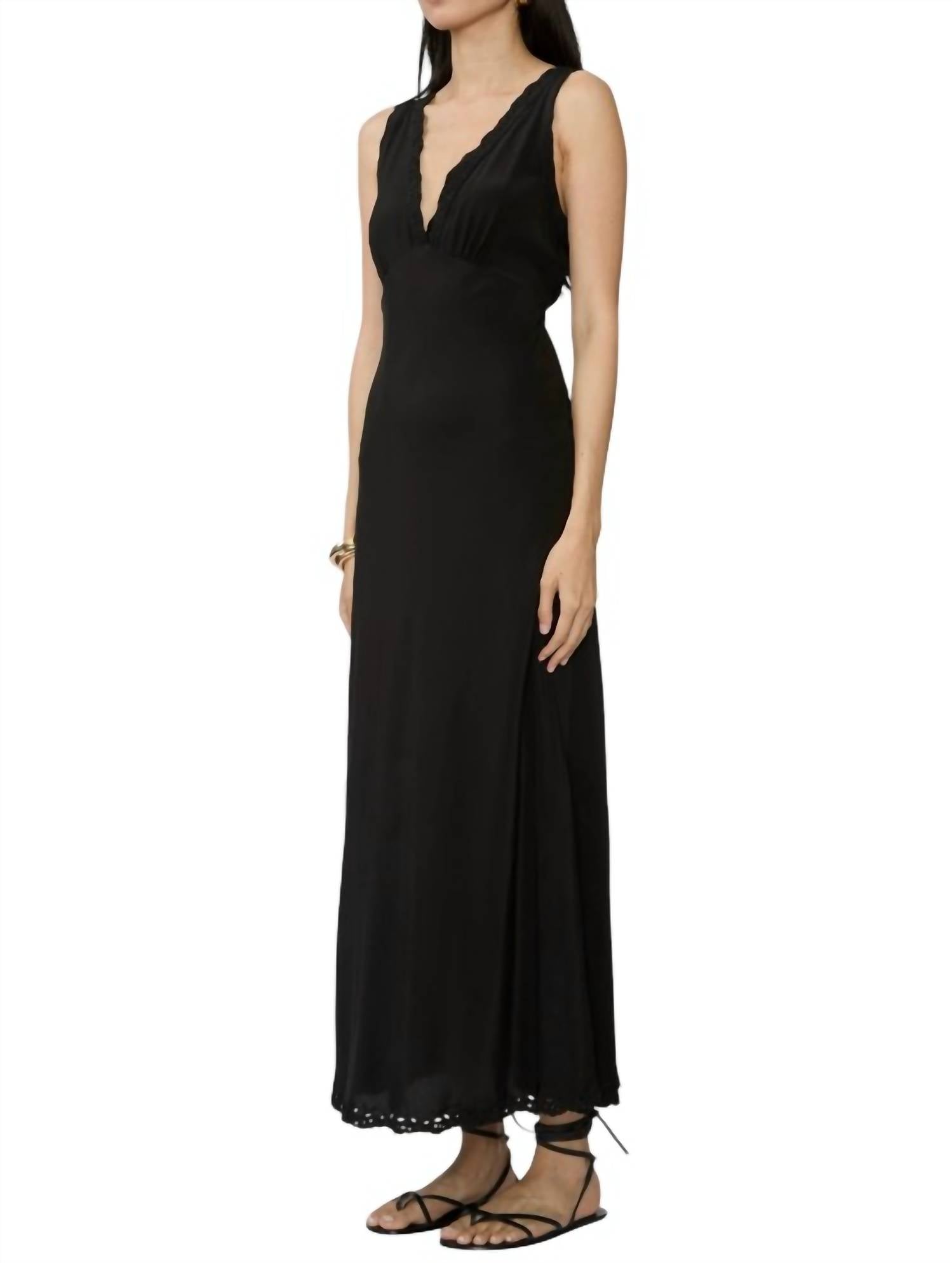 Ciao Lucia - Terese V-neck Silk Dress