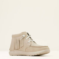 ARIAT Women's Hilo High-top Fringe Suede Casual Shoe in sand - women's sneaker - view 5
