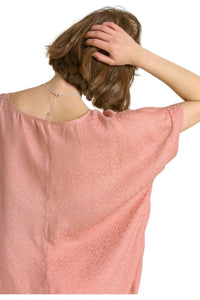 Umgee - Animal Jacquard Dolman Sleeve Top