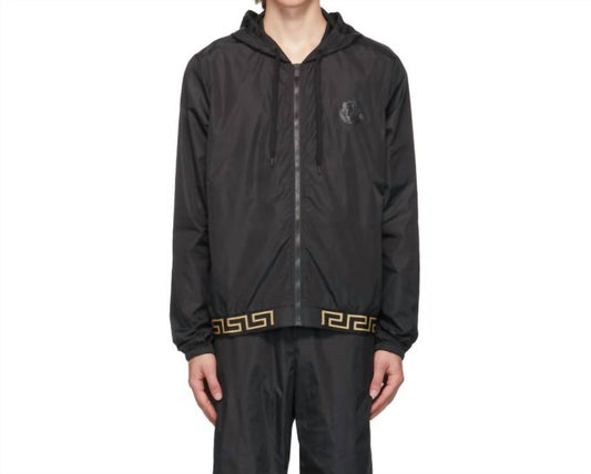 Versace - Men's Print Nylon Zip Up Jacket