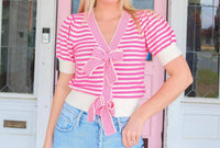 Entro - Twice As Lovely Button Sweater