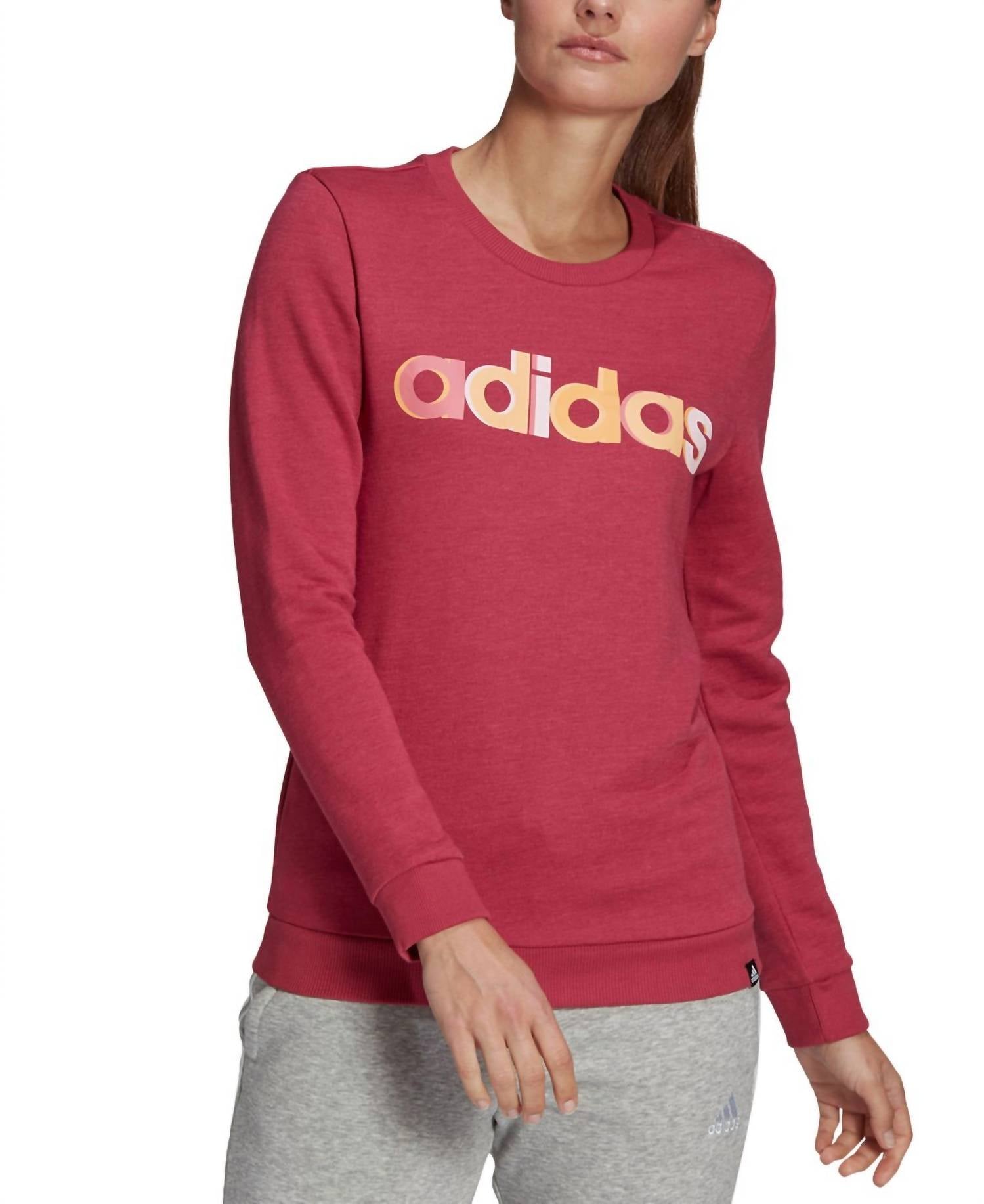 Adidas - Multi-Color Logo Long Sleeve Top