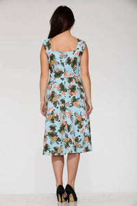 Orchid Bloom - Hawaiian Swing Dress