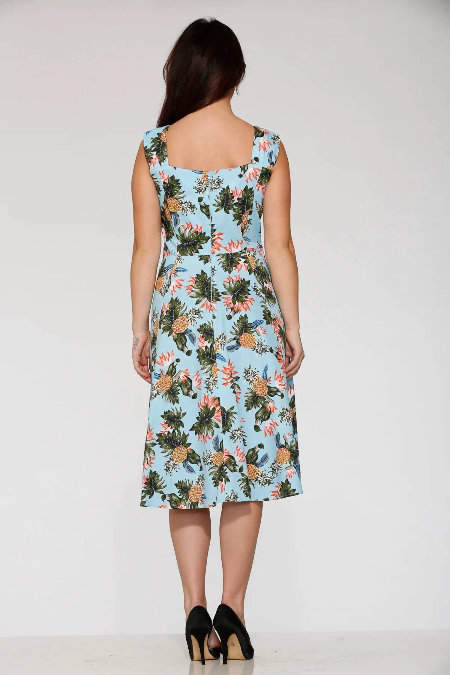 Orchid Bloom - Hawaiian Swing Dress