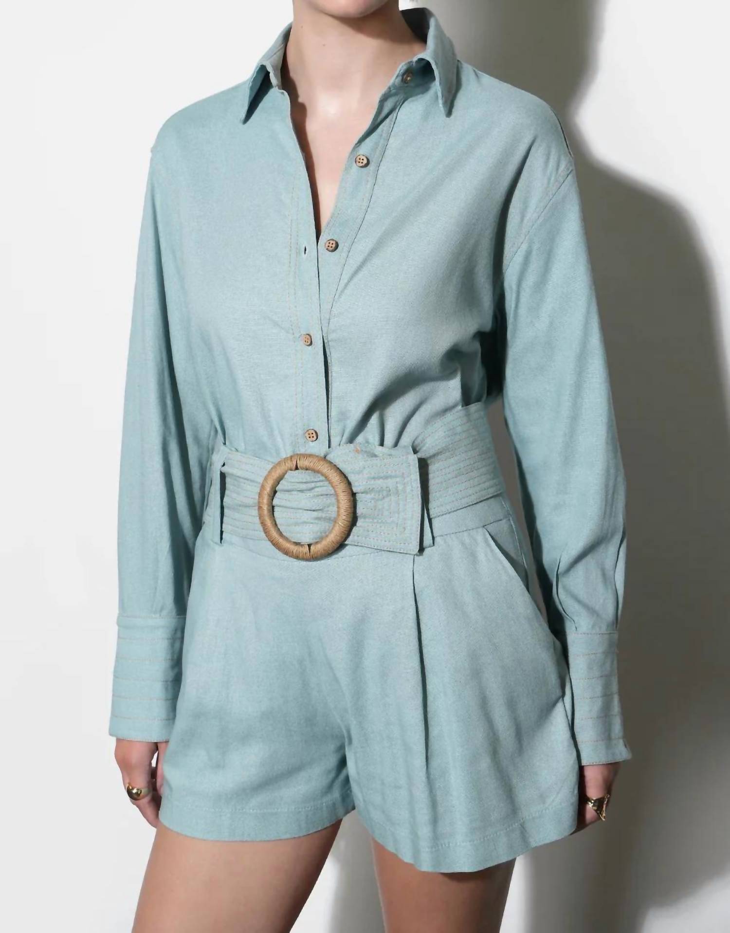 Greylin - Emily Oversized Linen Blend Shirt