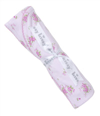 Kissy Kissy - Pima Cotton Rose Scrolls Baby Blanket