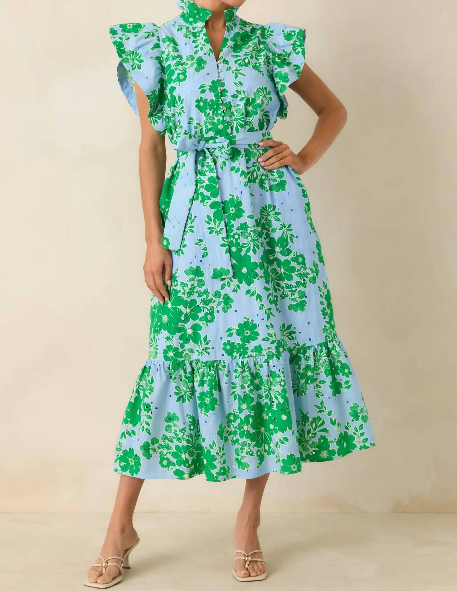 Entro - Fresh Air Floral Maxi Dress