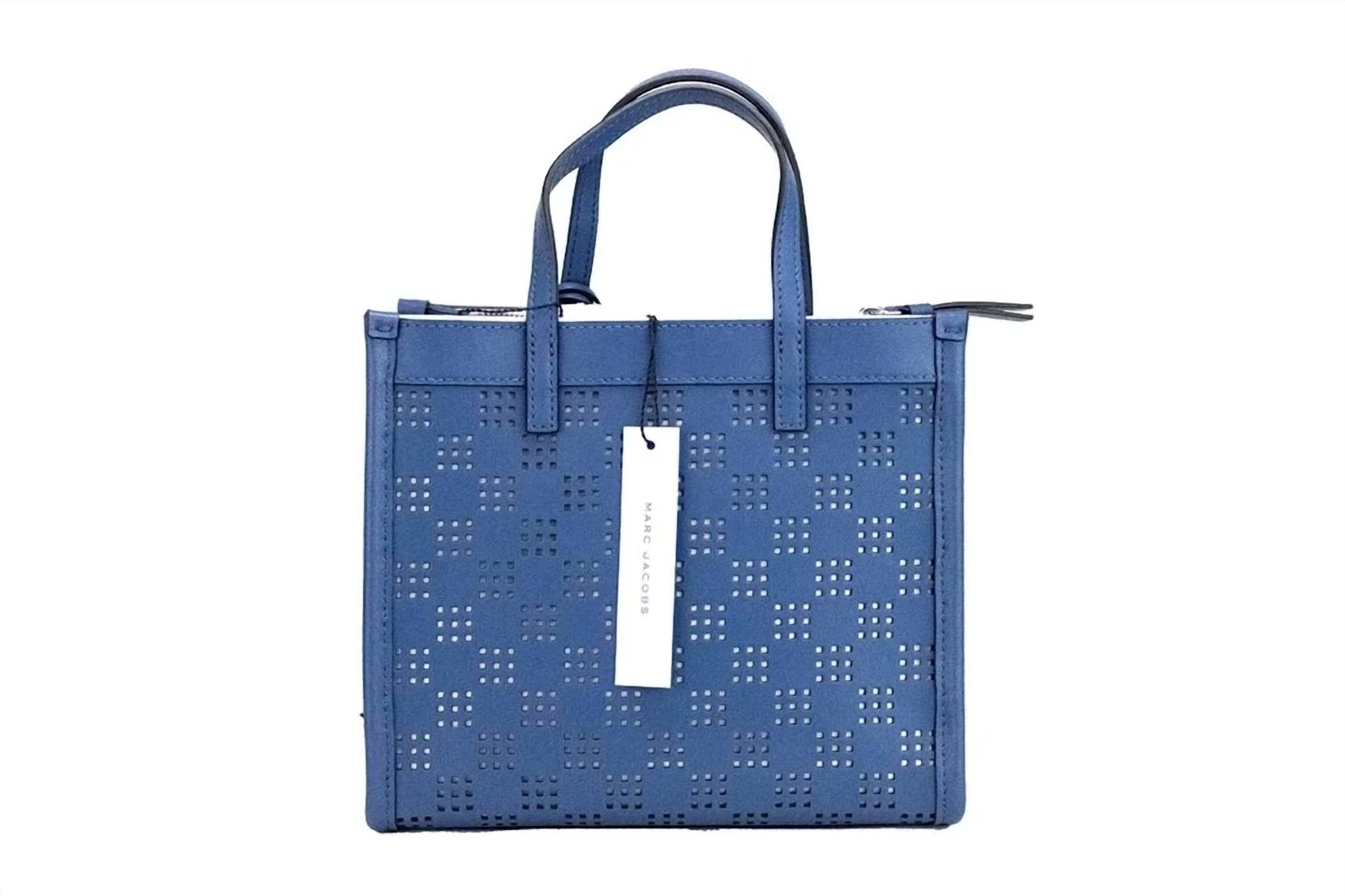 Marc Jacobs - Women's Mini Grind Perforated Leather Crossbody Tote Bag
