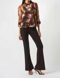 Joseph Ribkoff - Abstract Print Two-piece Trapeze Jacket