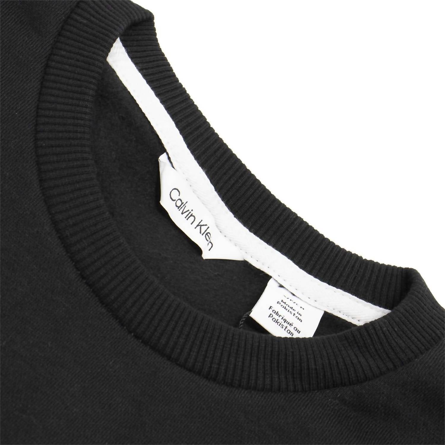 Calvin Klein - Men's Long Sleeve Herringbone Crewneck Sweatshirt